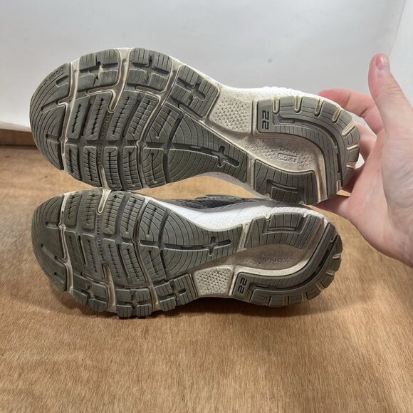 Brooks Adrenaline GTS 22 Womens Size 7.5 Grey Running Shoes - Picture 8 of 10